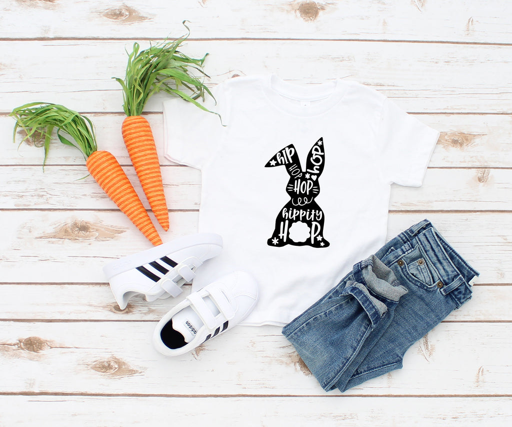 Easter Hip Hop Bunny Shirt, Toddler Easter Shirt, Kids Easter Shirt, Toddler Easter Shirt, Funny Easter Shirt, Children's Easter Shirt.