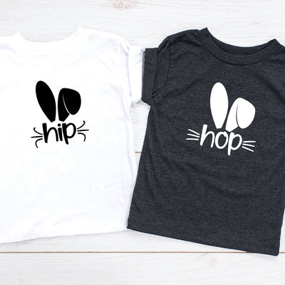 Easter Hip Hop Bunny Easter Siblings Youth T-Shirt, Easter Shirt, Funny Easter Shirt, Kids Easter Shirt, Kids Shirts, Brother & Sister Shirt