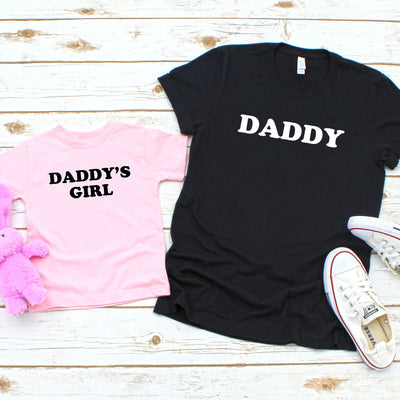 Daddy And Daughter Shirts, Daddy, Daddy's Girl, Dad And Daughter Matching Shirts, Gift For Dad, Father's Day Gift, Dad Of Girls, Outnumbered