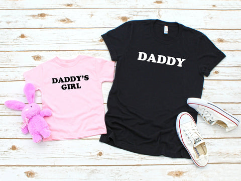Daddy And Daughter Shirts, Daddy, Daddy's Girl, Dad And Daughter Matching Shirts, Gift For Dad, Father's Day Gift, Dad Of Girls, Outnumbered