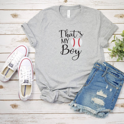 Baseball That's My Boy Shirt, Baseball Shirts, Baseball Season shirts, Baseball Mom Shirt, Game Day Shirt, Gift For Her, Patriotic Shirt