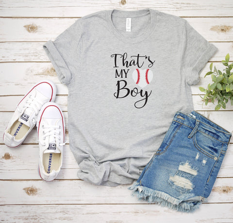 Baseball That's My Boy Shirt, Baseball Shirts, Baseball Season shirts, Baseball Mom Shirt, Game Day Shirt, Gift For Her, Patriotic Shirt