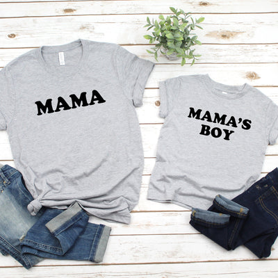 Mommy And Me Outfits Shirts, Mama, Mamas Boy, Mommy And Son Matching Shirts, Gift For Her, Mother's Day Gift, Boy Mama, Mom of Boys