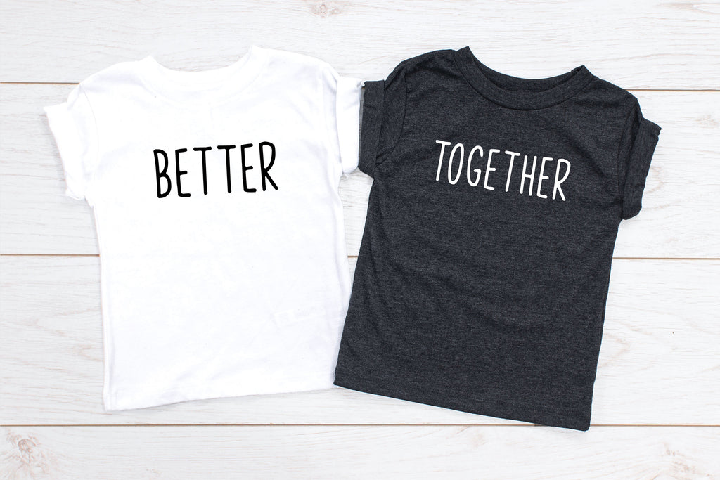 Best Friend Youth Shirts, Better Together Best Friend Shirts, Funny, BFF, Bestie Tshirt, bff matching shirts, brother, sister, siblings