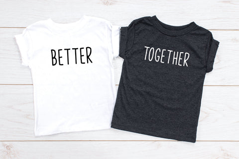 Best Friend Youth Shirts, Better Together Best Friend Shirts, Funny, BFF, Bestie Tshirt, bff matching shirts, brother, sister, siblings