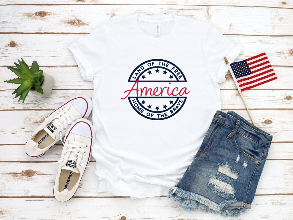 4th Of July Shirt, Land Of The Free, Fourth Of July Shirt, Shirt For 4th Of July, Patriotic Shirt