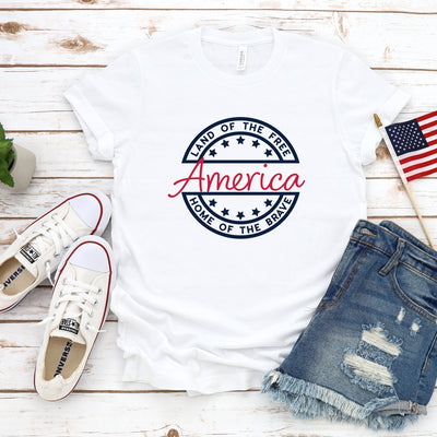 4th Of July Shirt, Land Of The Free, Fourth Of July Shirt, Shirt For 4th Of July, Patriotic Shirt