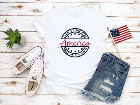 4th Of July Shirt, Land Of The Free, Fourth Of July Shirt, Shirt For 4th Of July, Patriotic Shirt