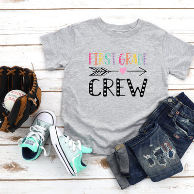 1st Grade Crew Toddler and Youth T-Shirts, First Grade Kids Shirt, Toddler Shirt, Youth Shirt, Kids Shirt, Funny Youth Shirt, Kids Clothing