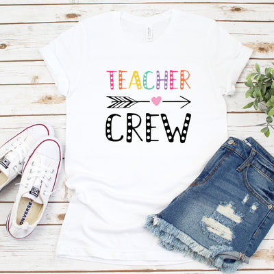 Teacher Crew Shirt, Teacher shirt, School Teacher shirt,  Teacher Appreciation Shirt, Teacher Shirt, Teacher Crew, School Shirt, Teachers