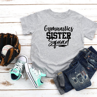 Gymnastics Sister Squad Shirt,  Gymnastics Youth Shirt, Kids Shirt, Gymnast Shirt, Gymastics Shirt, Gymnast Shirt, Gymnastics