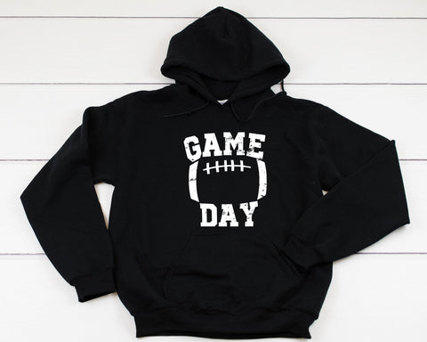 Game Day Distressed Heavy Blend Hooded Sweatshirt Hoodie, Football Mom Hoodie, Game Day Hoodie, Game Day, Football, Gameday, Unisex