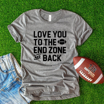 Love You To The End Zone & Back Football shirts, Favorite football shirts, Game day shirts, Unisex Shirt, football season, football Shirt