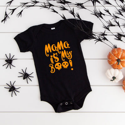 Mama Is My Boo Baby Infant Bodysuit, Funny Baby Bodysuit, Halloween Bodysuit, Unisex Baby Clothes, Baby Shower Gift, Scary, Funny, Boo!