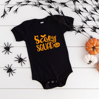 Scary Squad Halloween Baby Infant Bodysuit, Funny Bodysuit, Halloween Bodysuit, Unisex Baby Clothes, Baby Shower Gift, Scary, Funny, Boo!