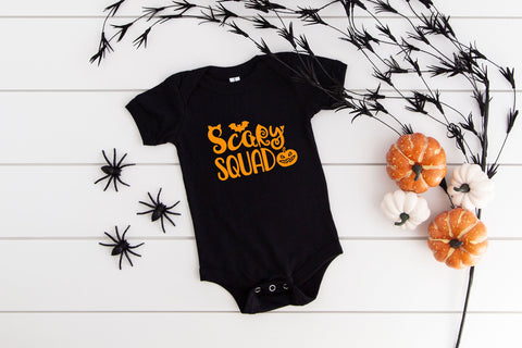 Scary Squad Halloween Baby Infant Bodysuit, Funny Bodysuit, Halloween Bodysuit, Unisex Baby Clothes, Baby Shower Gift, Scary, Funny, Boo!