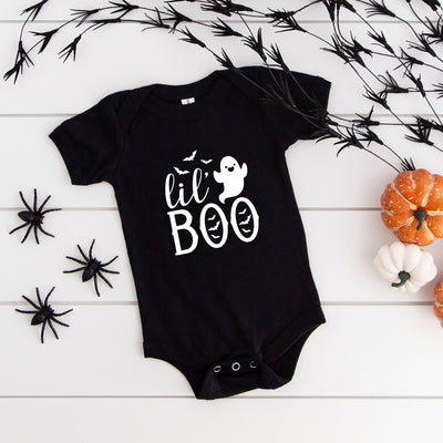 Lil BOO Halloween Baby Infant Bodysuit, Funny Baby Bodysuit, Halloween Bodysuit, Unisex Baby Clothes, Baby Shower Gift, Scary, Funny, Boo