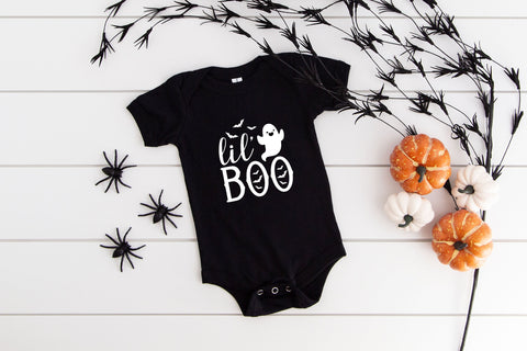 Lil BOO Halloween Baby Infant Bodysuit, Funny Baby Bodysuit, Halloween Bodysuit, Unisex Baby Clothes, Baby Shower Gift, Scary, Funny, Boo