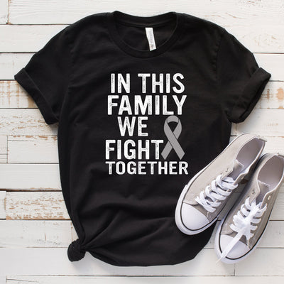 In This Family We Fight Together, Cancer T-Shirt,Cancer Awareness, Fight Cancer, Raise Awareness Cancer Sucks Shirt, Cancer Awareness Family